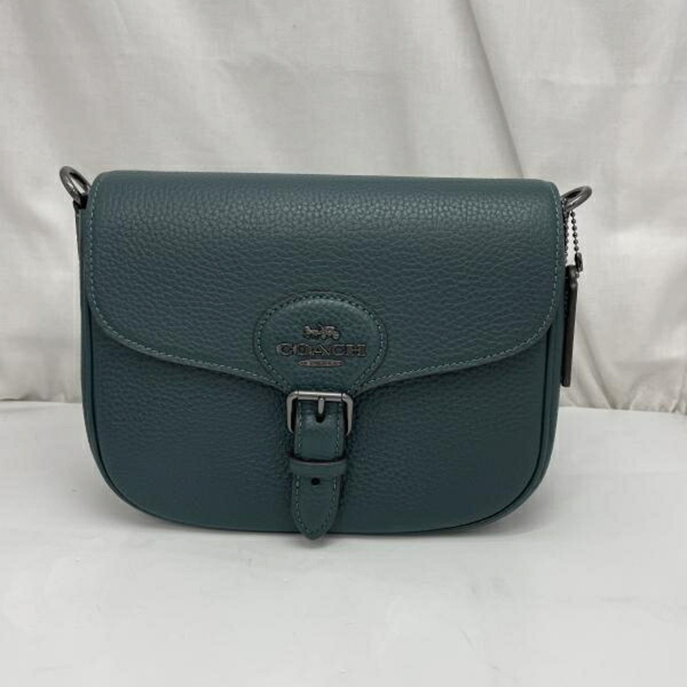 COACH Amelia Saddle Bag Shoulder Green